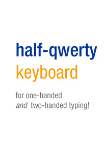 Half-QWERTY Keyboard